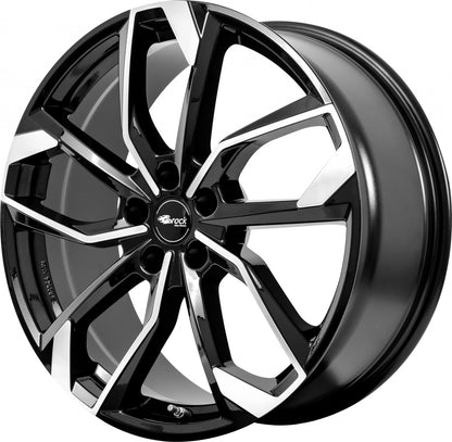 RC-Design RC34 schwarz front-poliert Alufelge 8x19 Zoll ET37 LK 5x110 ML65.1 – Bild 3