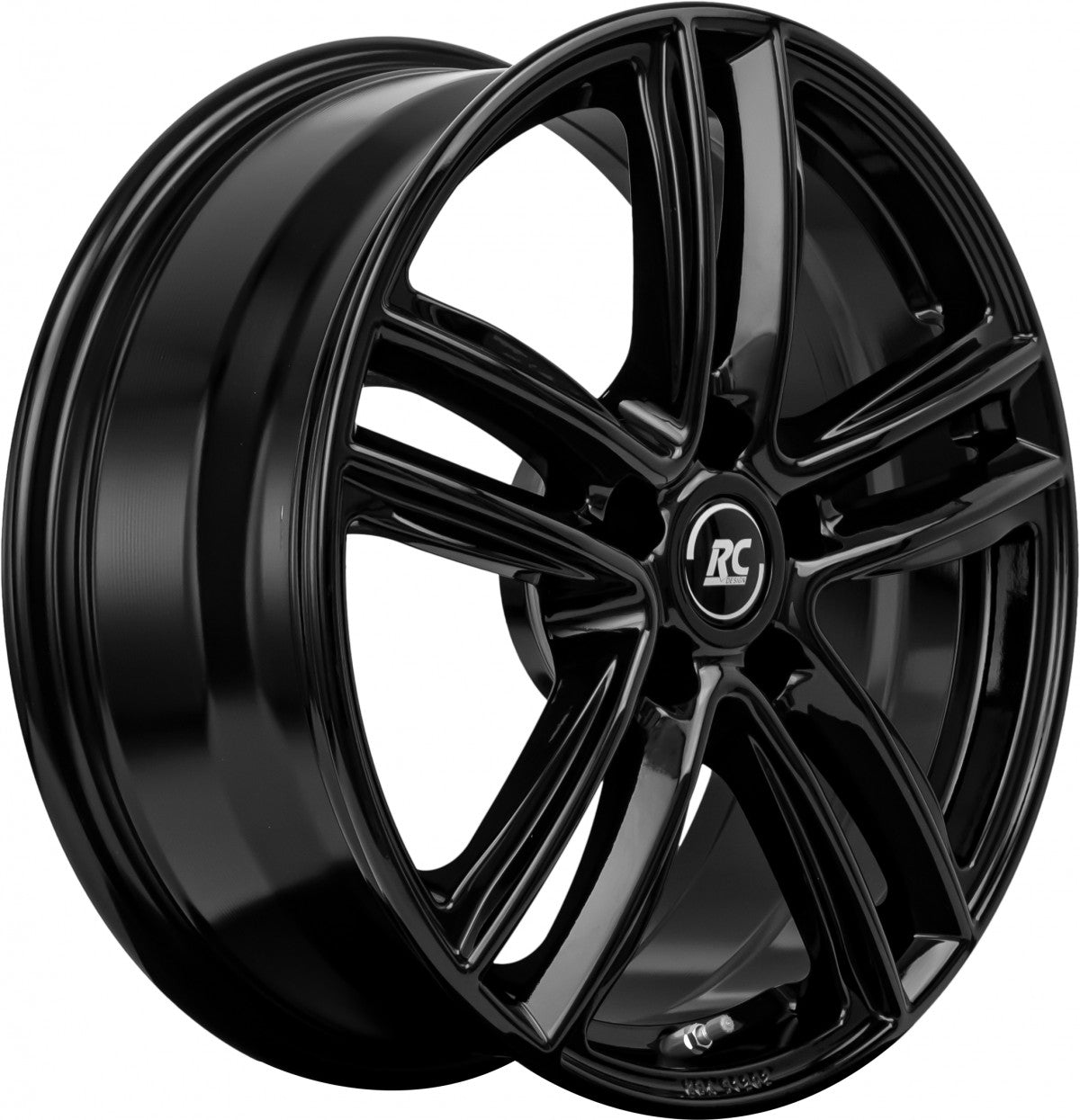RC-Design RC27 schwarz lackiert Alufelge 6.5x16 Zoll ET38 LK 5x105 ML56.6 – Bild 9