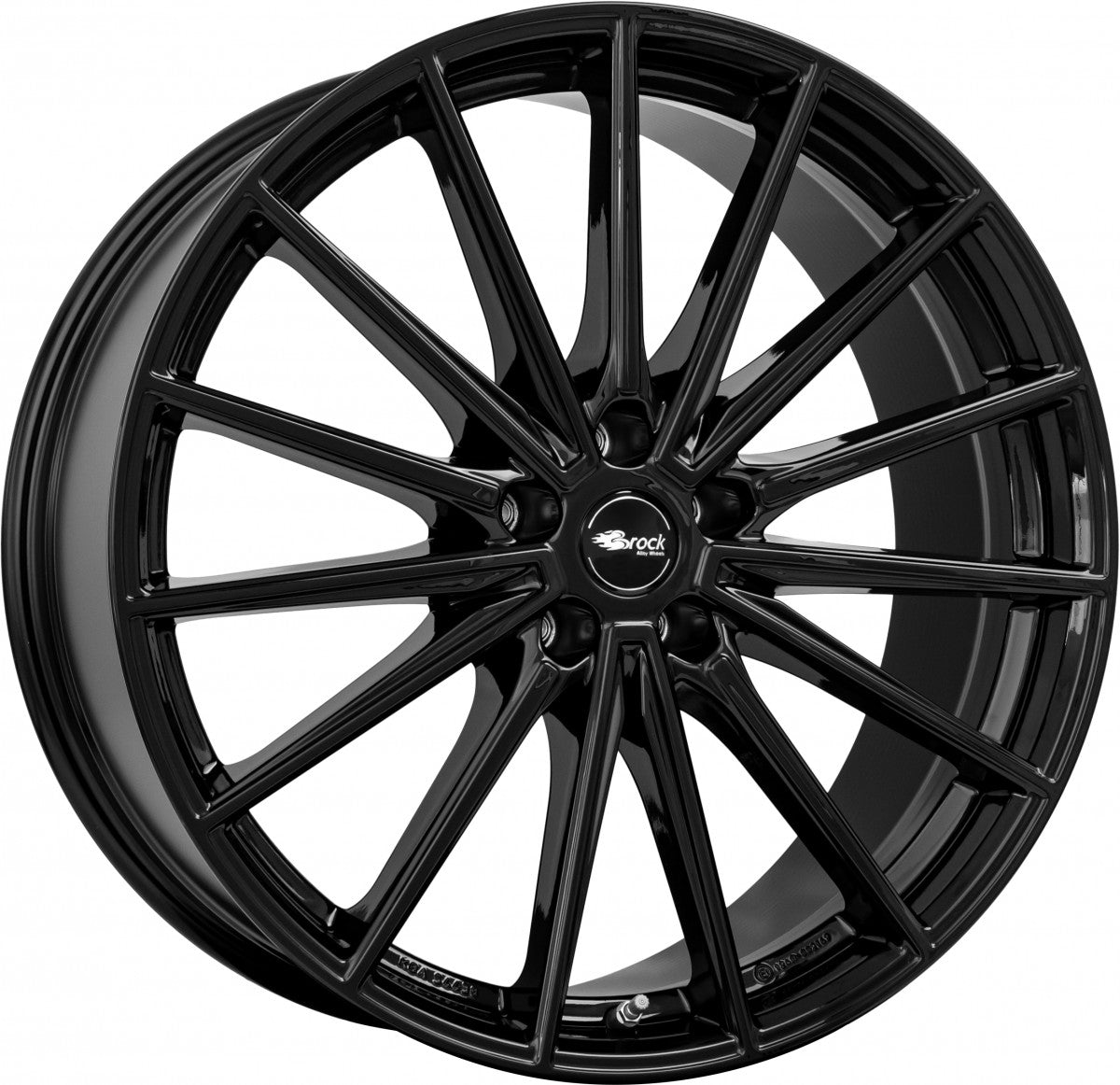 Brock B43 schwarz glanz 7.5x20 ET44 - LK5/112 ML57.1