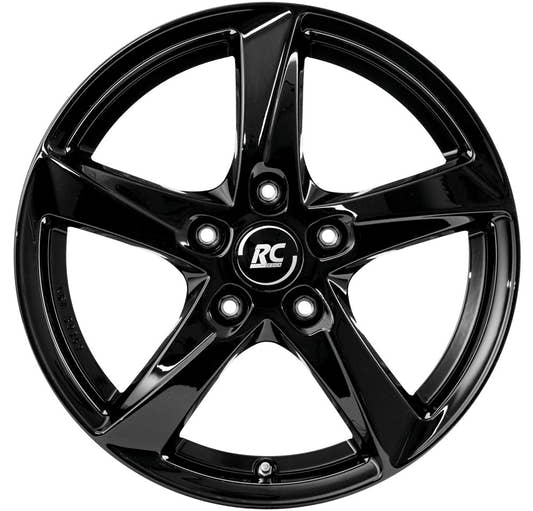 RC-Design RC30 schwarz lackiert Alufelge 7.5x18 Zoll ET37 LK 5x110 ML65.1 – Bild 2