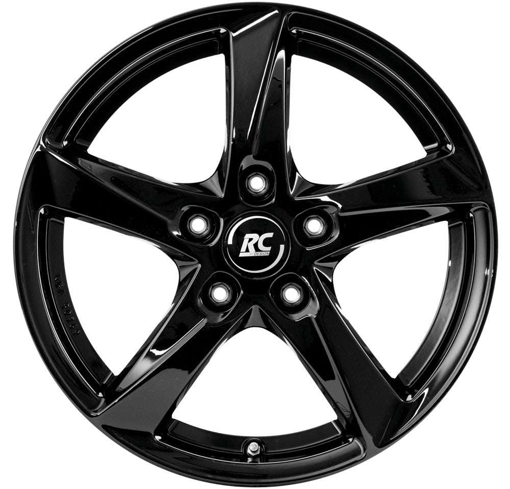 RC-Design RC30 schwarz lackiert Alufelge 7.5x18 Zoll ET37 LK 5x110 ML65.1 – Bild 2
