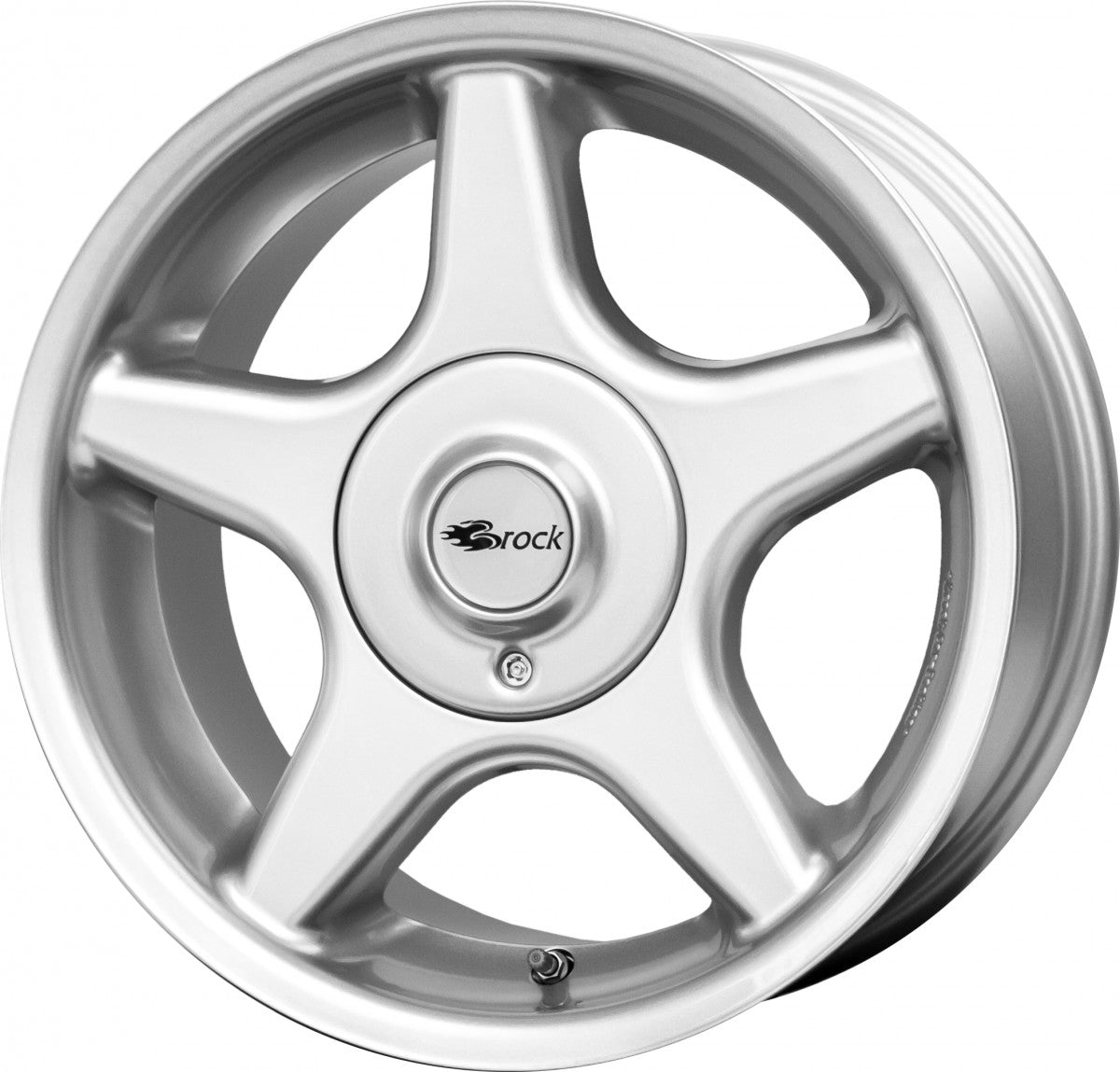 Brock B1 kristallsilber lackiert 7.5x16 ET25 - LK4/100 ML63.4