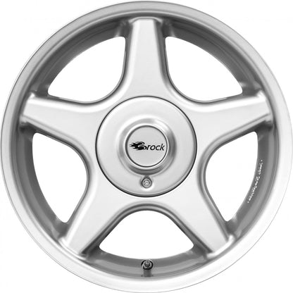 Brock B1 kristallsilber lackiert 7.5x16 ET25 - LK4/100 ML63.4
