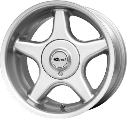 Brock B1 kristallsilber lackiert 9x16 ET15 - LK4/100 ML63.4