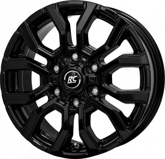 RC-Design RC35 schwarz lackiert Alufelge 7.5x17 Zoll ET25 LK 6x139.7 ML106.1