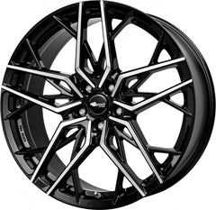 Brock B44 schwarz front-poliert Alufelge 8.5x20 Zoll ET40 LK 5x112 ML66.6