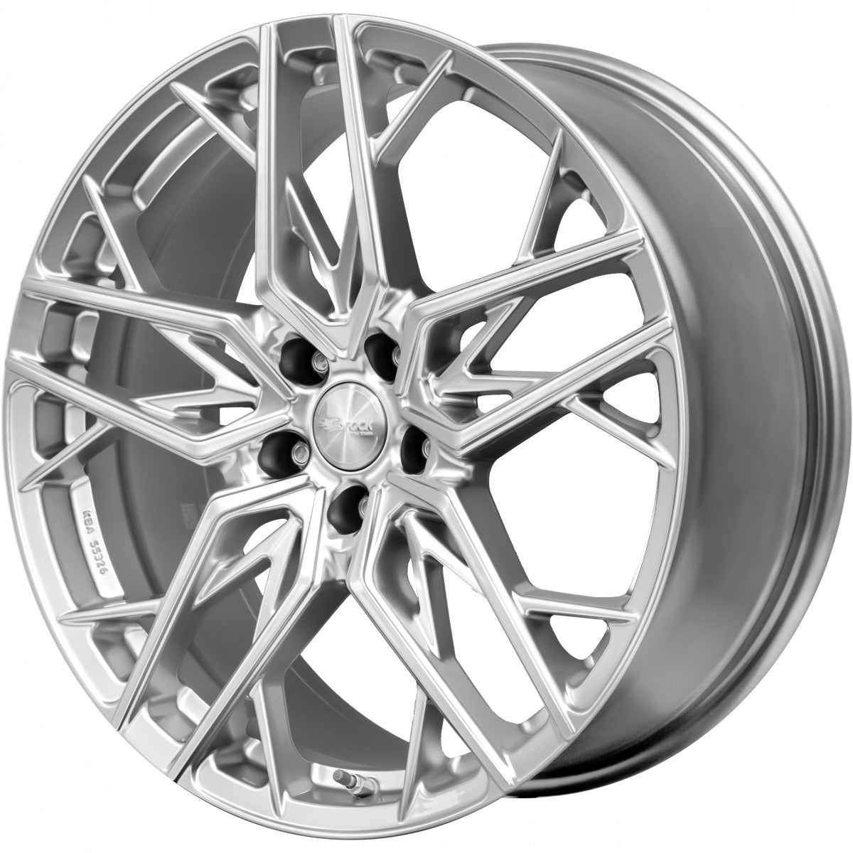 Brock B44 hyper-silber lackiert 8.5x20 ET30 - LK5/114.3 ML72.6