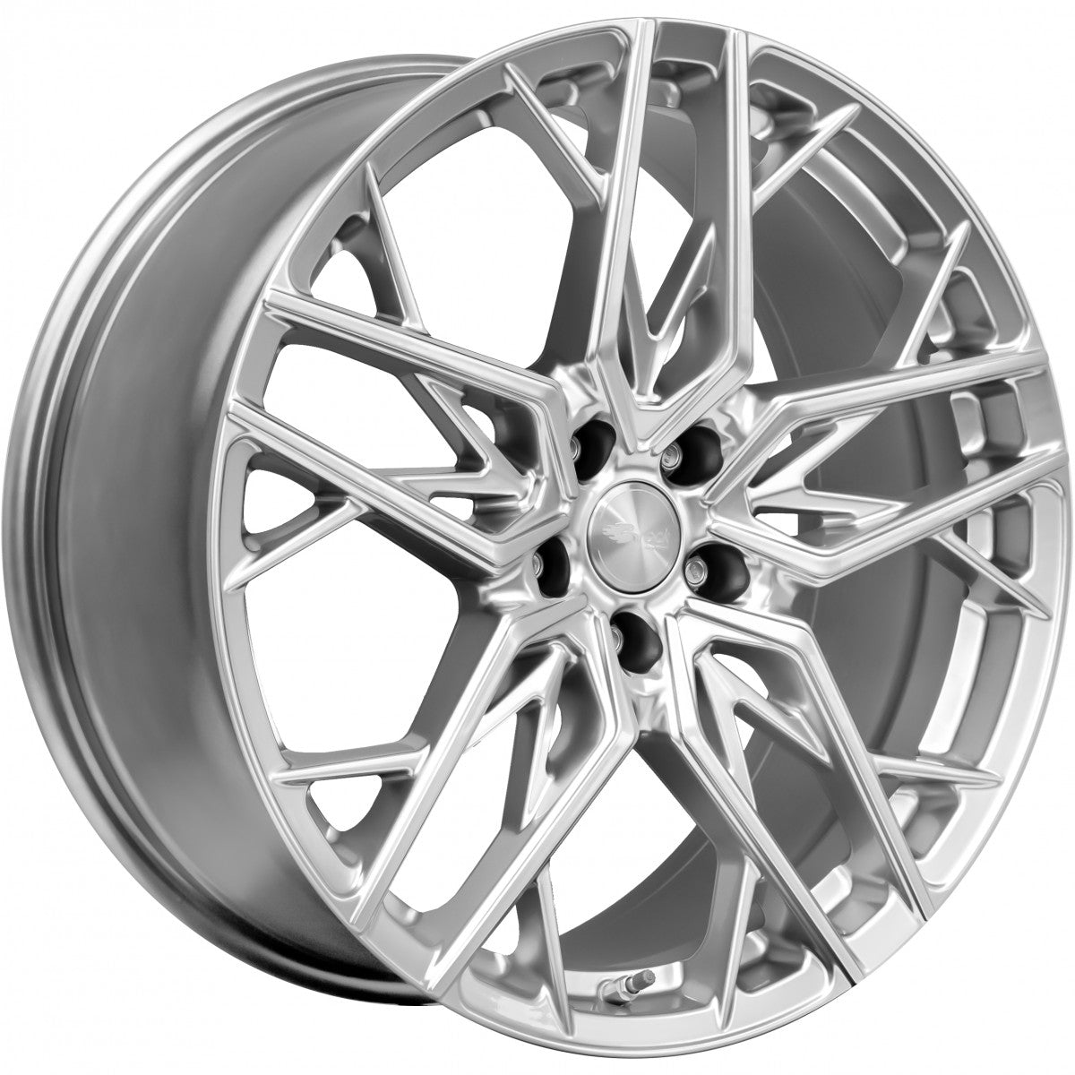 Brock B44 hyper-silber lackiert 8.5x20 ET30 - LK5/114.3 ML72.6