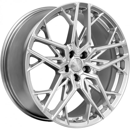 Brock B44 hyper-silber lackiert 8.5x20 ET30 - LK5/114.3 ML72.6