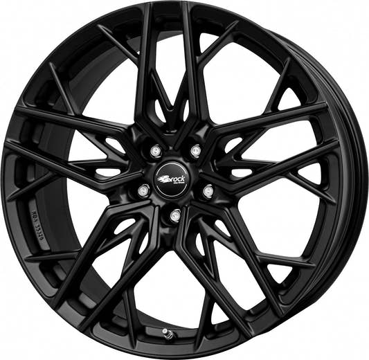 Brock B44 satin-black matt-lackiert Alufelge 8.5x20 Zoll ET30 LK 5x114.3 ML72.6