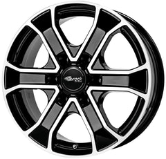RC-Design RC31 schwarz front-poliert Alufelge 7x17 Zoll ET45 LK 6x120 ML74.6