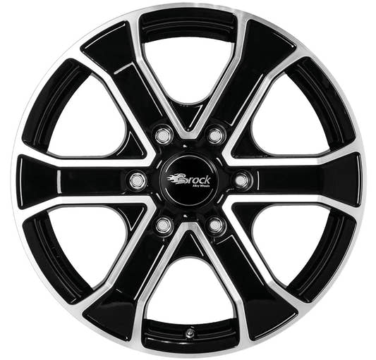 RC-Design RC31 schwarz front-poliert Alufelge 7x17 Zoll ET45 LK 6x120 ML74.6 – Bild 2