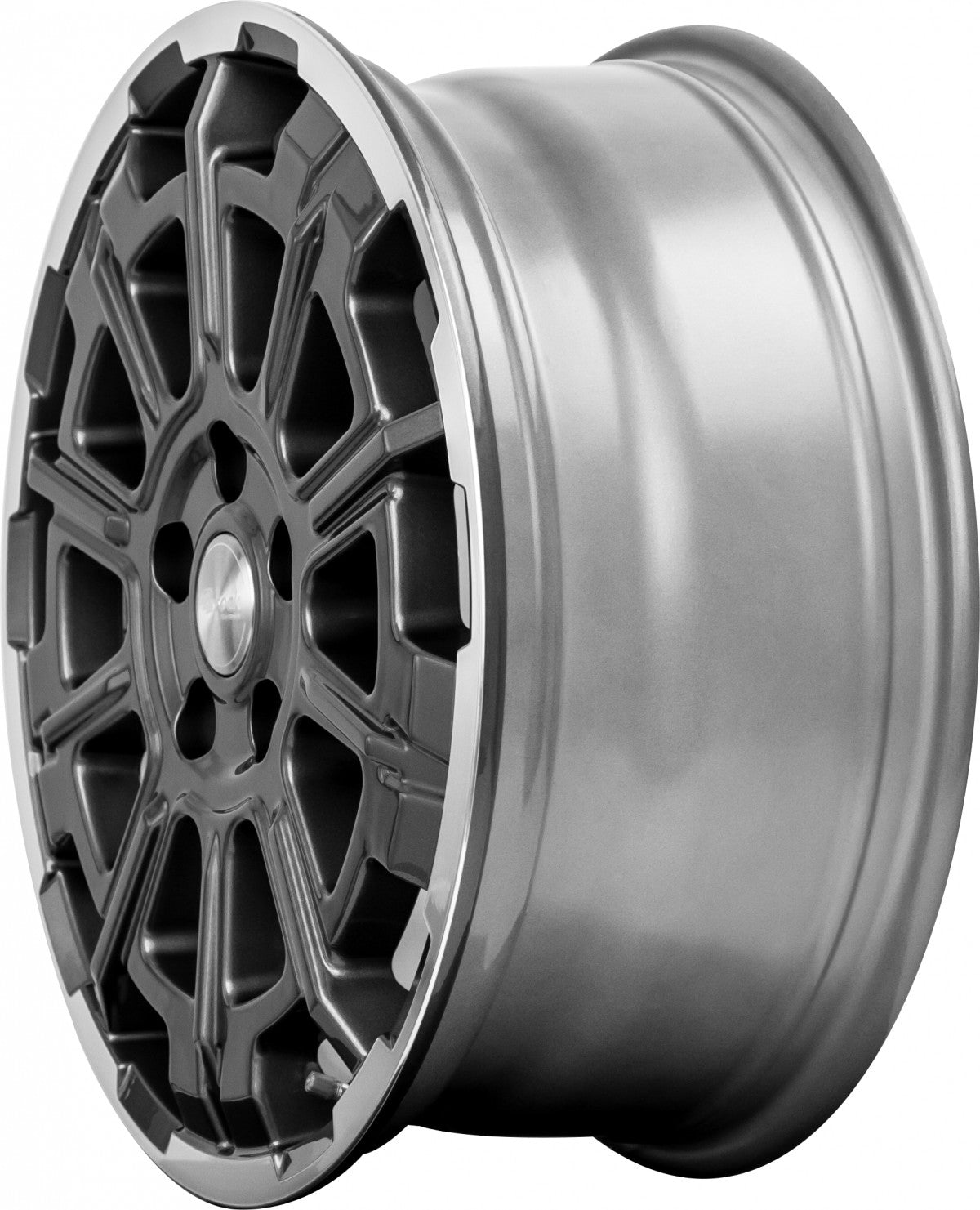 Brock B45 himalaya-grey front-poliert Alufelge 7.5x18 Zoll ET50 LK 5x160 ML65.1 – Bild 5