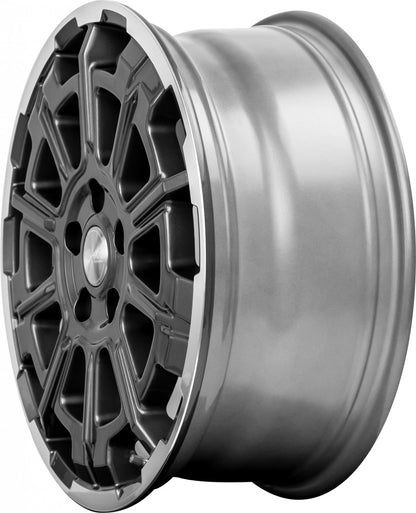 Brock B45 himalaya-grey front-poliert Alufelge 7.5x18 Zoll ET50 LK 5x160 ML65.1 – Bild 5