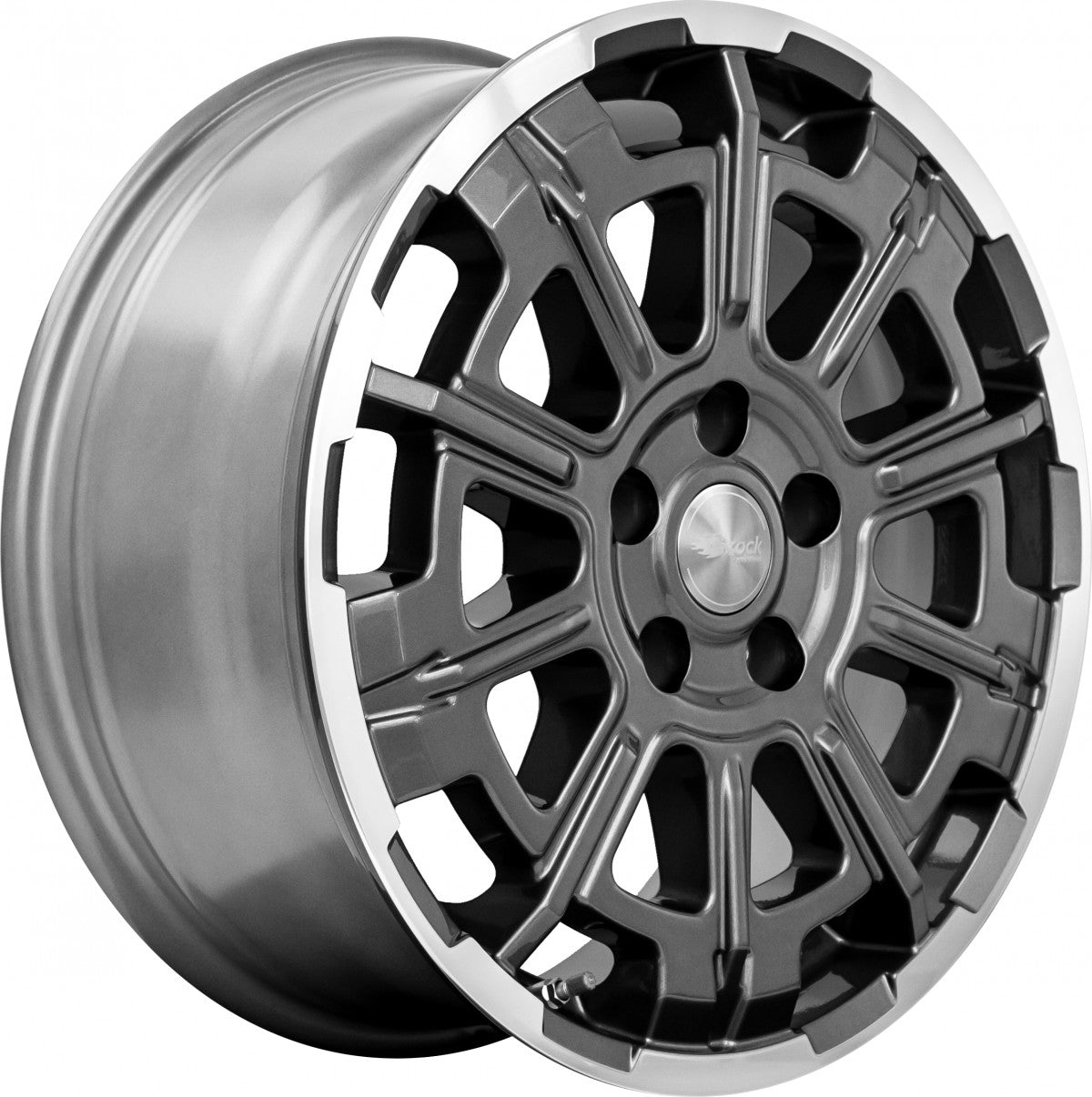 Brock B45 himalaya-grey front-poliert Alufelge 7.5x18 Zoll ET50 LK 5x160 ML65.1 – Bild 9