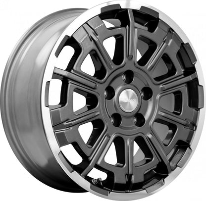 Brock B45 himalaya-grey front-poliert Alufelge 7.5x18 Zoll ET50 LK 5x160 ML65.1 – Bild 10