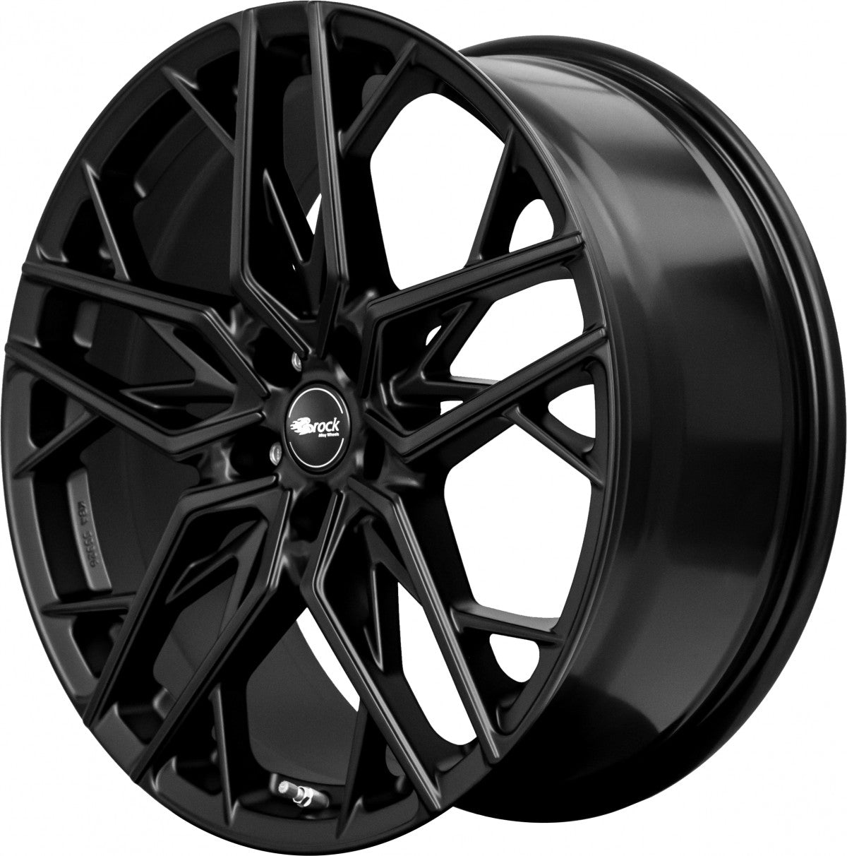 Brock B44 satin-black matt-lackiert Alufelge 8.5x19 Zoll ET30 LK 5x112 ML66.6 – Bild 4