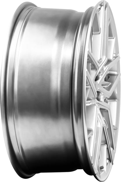 Brock B44 hyper-silber lackiert 8.5x19 ET35 - LK5/112 ML66.6
