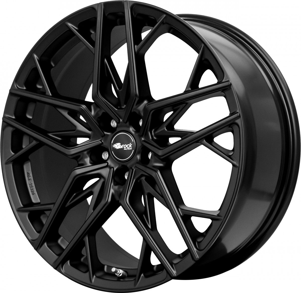 Brock B44 satin-black matt-lackiert Alufelge 8.5x19 Zoll ET30 LK 5x114.3 ML72.6 – Bild 3