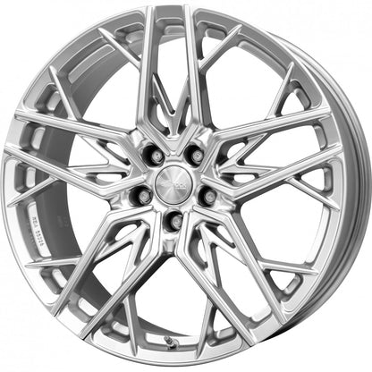 Brock B44 hyper-silber lackiert 8.5x19 ET40 - LK5/114.3 ML72.6