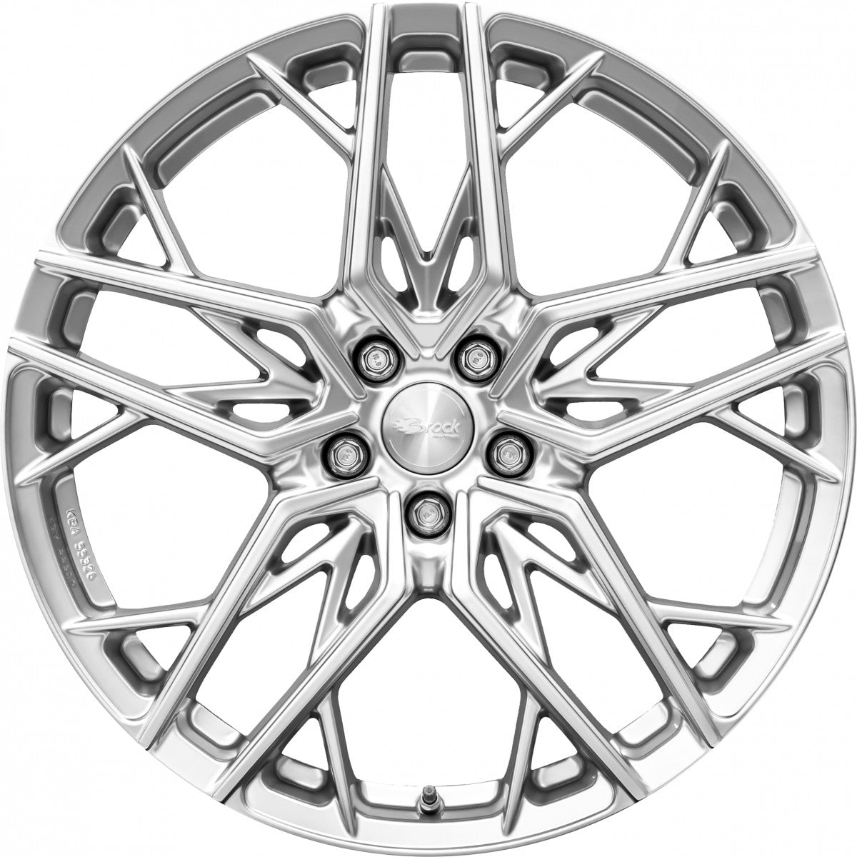 Brock B44 hyper-silber lackiert 8.5x19 ET40 - LK5/114.3 ML72.6