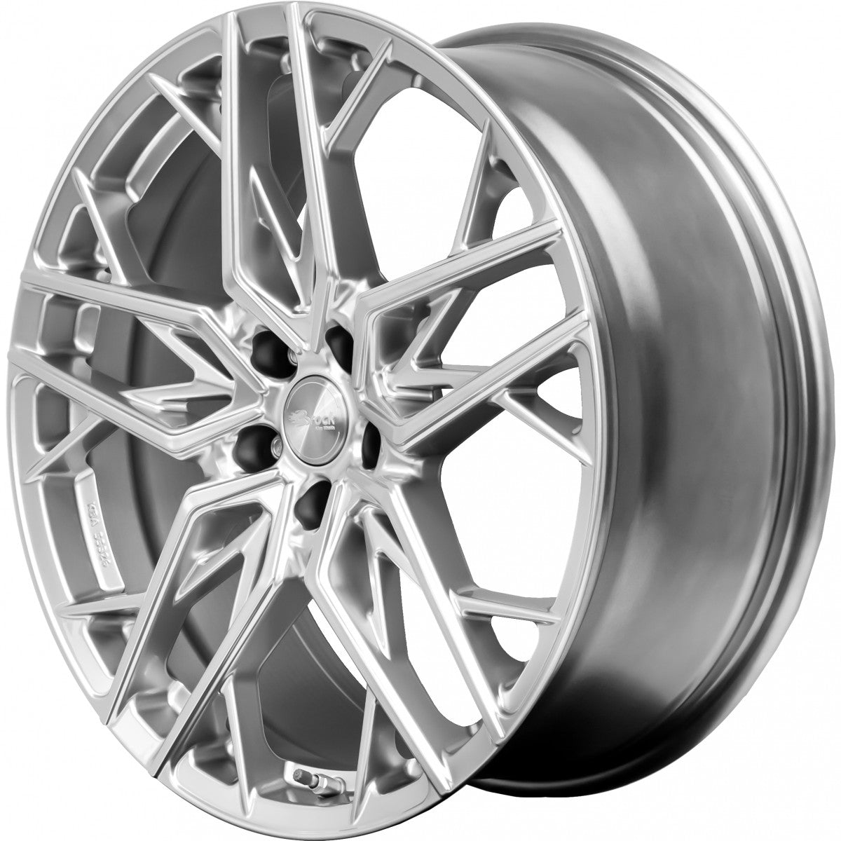 Brock B44 hyper-silber lackiert 8.5x19 ET35 - LK5/114.3 ML64.2