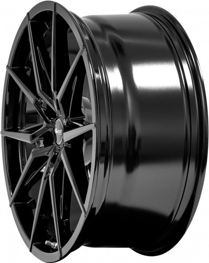 Brock B42 schwarz lackiert 8x18 ET35 - LK5/100 ML63.4