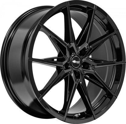 Brock B42 schwarz lackiert 8x18 ET35 - LK5/100 ML63.4