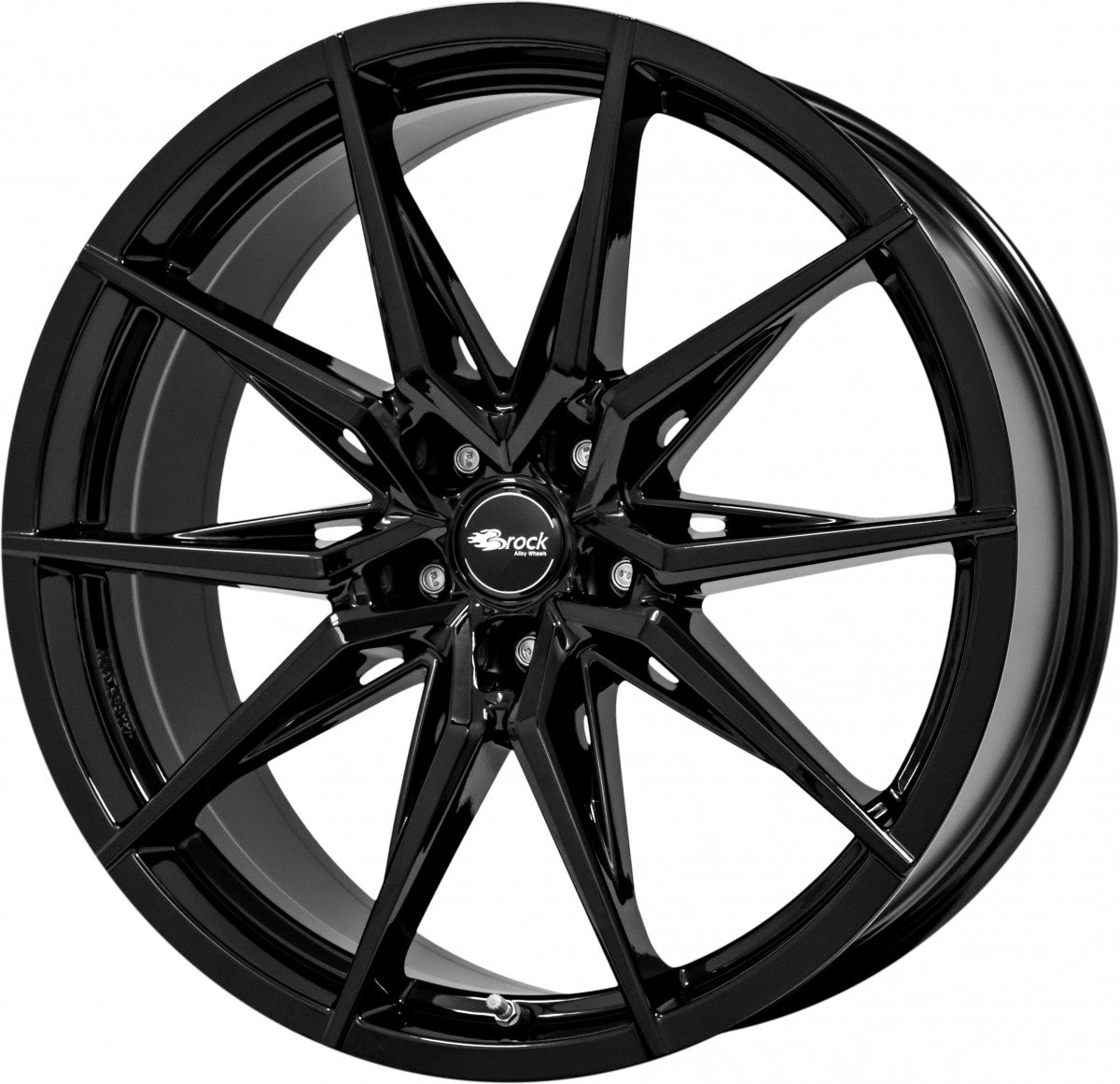 Brock B42 schwarz lackiert 8x18 ET42 - LK5/108 ML72.6
