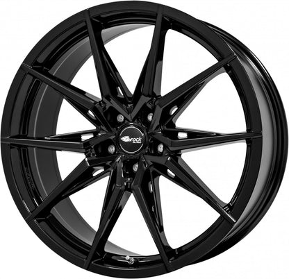 Brock B42 schwarz lackiert 8x18 ET42 - LK5/108 ML72.6