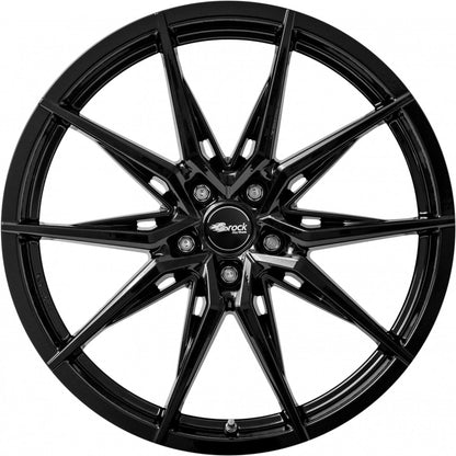 Brock B42 schwarz lackiert 8x18 ET42 - LK5/108 ML72.6
