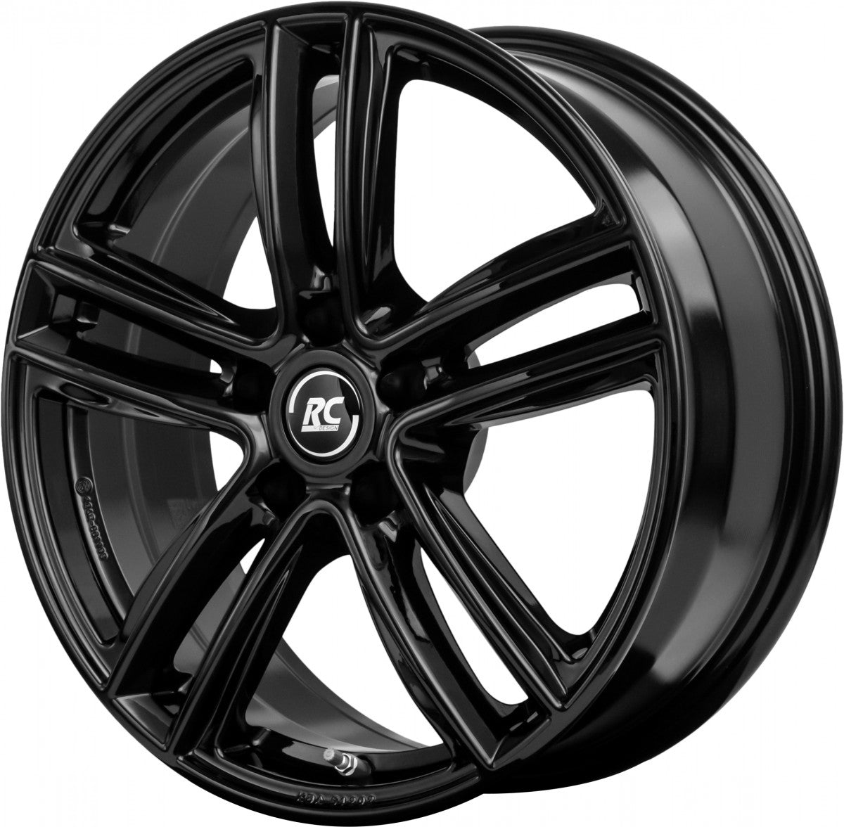 RC-Design RC27 schwarz lackiert Alufelge 7x19 Zoll ET35 LK 5x114.3 ML60.1 – Bild 3
