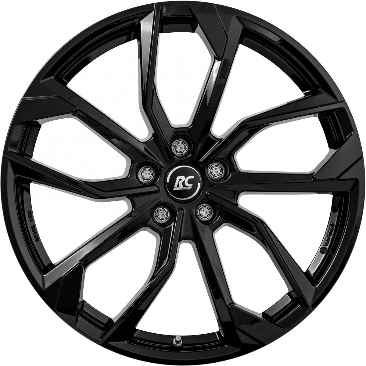 RC-Design RC34 schwarz lackiert Alufelge 7.5x18 Zoll ET40 LK 5x112 ML57.1 – Bild 2