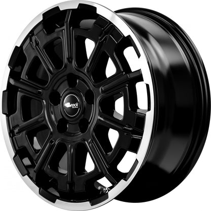 Brock B45 schwarz front-poliert 7x17 ET51 - LK5/112 ML66.6
