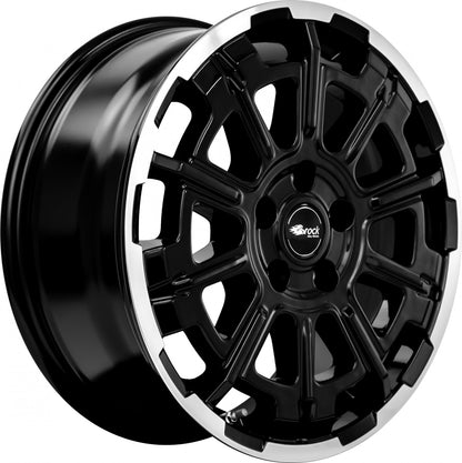 Brock B45 schwarz front-poliert 7x17 ET62 - LK5/130 ML78.1