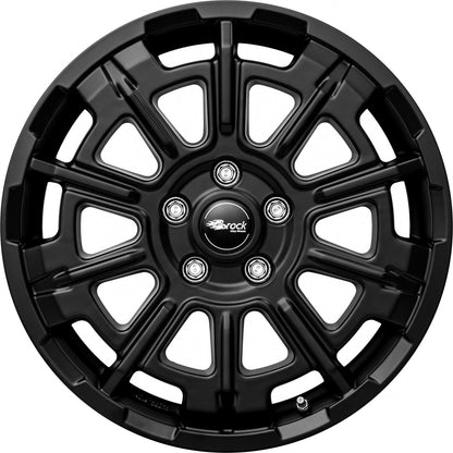 Brock B45 satin-black matt-lackiert 7x17 ET45 - LK6/120 ML74.6