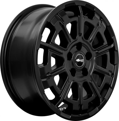 Brock B45 satin-black matt-lackiert 7x17 ET45 - LK6/120 ML74.6