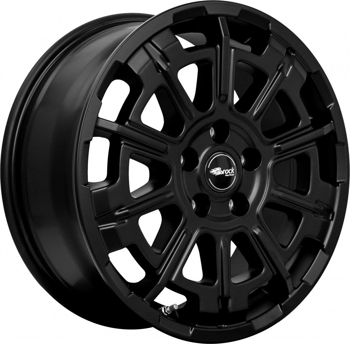 Brock B45 satin-black matt-lackiert 7x17 ET45 - LK6/120 ML74.6
