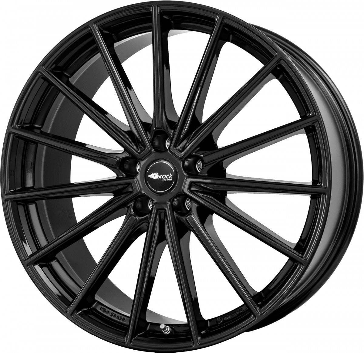 Brock B43 schwarz glanz 9x20 ET28 - LK5/112 ML66.6