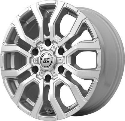 RC-Design RC35 kristallsilber Alufelge 7.5x17 Zoll ET30 LK 6x139.7 ML106.1 – Bild 4