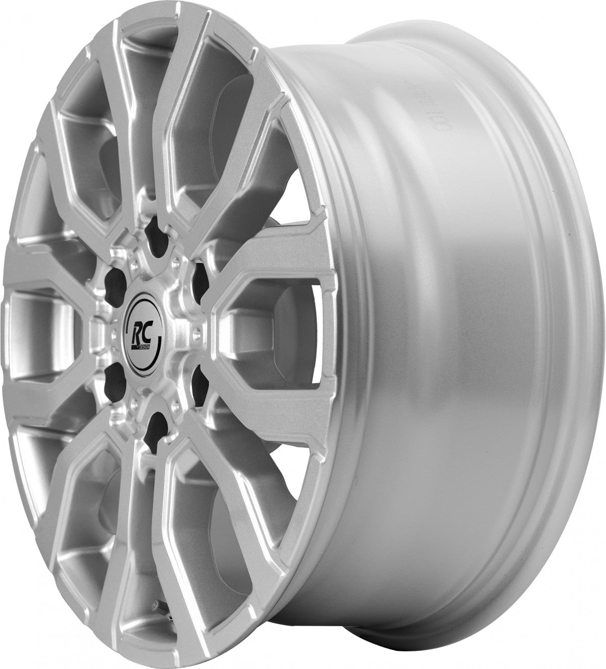 RC-Design RC35 kristallsilber Alufelge 7.5x17 Zoll ET30 LK 6x139.7 ML106.1 – Bild 5