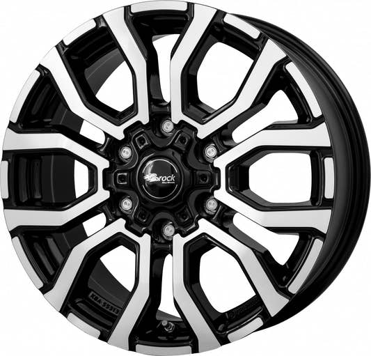RC-Design RC35 schwarz front-poliert Alufelge 6.5x16 Zoll ET62 LK 6x130 ML84.1