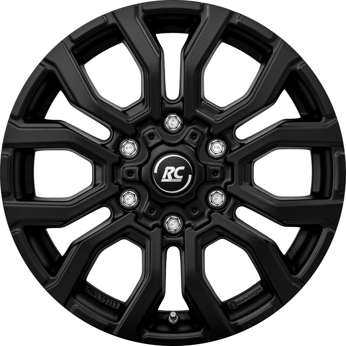 RC-Design RC35 satin-black matt-lackiert Alufelge 6.5x16 Zoll ET55 LK 6x139.7 ML93.1 – Bild 2