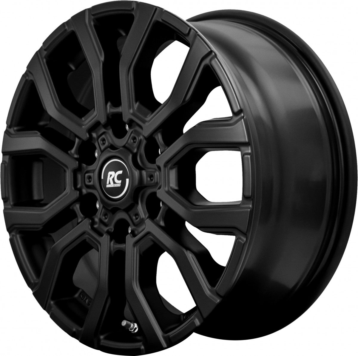 RC-Design RC35 satin-black matt-lackiert Alufelge 6.5x16 Zoll ET55 LK 6x139.7 ML93.1 – Bild 4