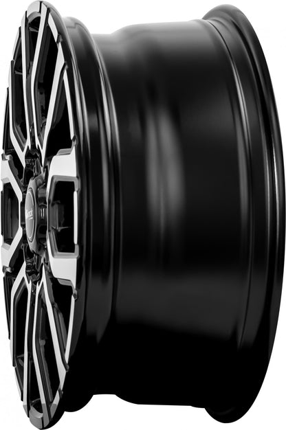 RC-Design RC35 schwarz front-poliert Alufelge 6.5x17 Zoll ET50 LK 6x120 ML74.6 – Bild 6
