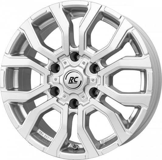 RC-Design RC35 kristallsilber Alufelge 6.5x17 Zoll ET54 LK 6x130 ML84.1