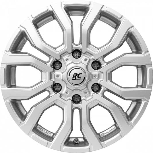 RC-Design RC35 kristallsilber Alufelge 6.5x17 Zoll ET54 LK 6x130 ML84.1 – Bild 2