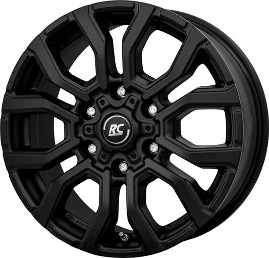 RC-Design RC35 satin-black matt-lackiert Alufelge 6.5x17 Zoll ET54 LK 6x130 ML84.1