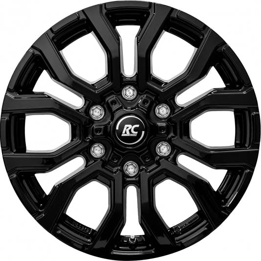 RC-Design RC35 schwarz lackiert Alufelge 6.5x17 Zoll ET54 LK 6x130 ML84.1 – Bild 2