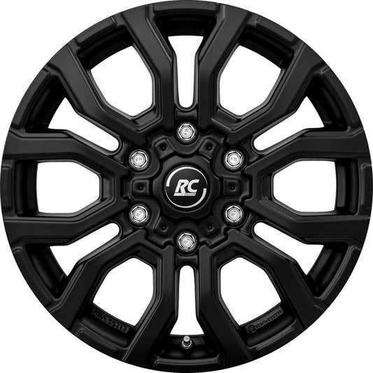 RC-Design RC35 satin-black matt-lackiert Alufelge 6.5x17 Zoll ET48 LK 6x139.7 ML92.4 – Bild 2